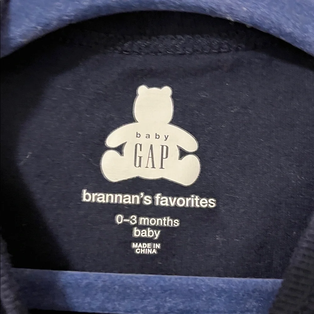 BABY GAP Infant 0-3mo Brannan’s Favorite Short Sleeve Bodysuit Onesie Cotton